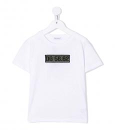 Dolce & Gabbana Girls White Cotton T-Shirt