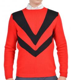Coral Long Sleeve Crewneck Sweater