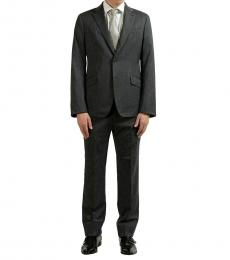 Armani Collezioni Grey Regular Fit Wool Suit