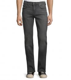 7 For All Mankind Grey Slimmy Squiggle Skinny Jeans