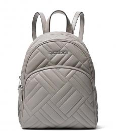 Michael Kors Pearl Grey Abbey Medium Backpack