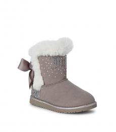 Juicy Couture Little Girls Grey Burbank Boots