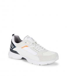 Hugo Boss White Velocity Logo Sneakers