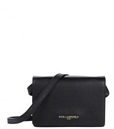 Karl Lagerfeld Black Iris Mini Crossbody Bag