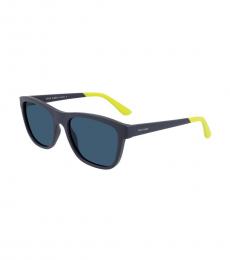 Navy Blue Square Sunglasses