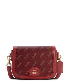 Red Horse & Carriage Small Crossbody Bag