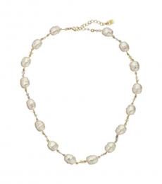 Ralph Lauren Golden Pearls Necklace