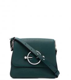 JW Anderson Green Camellia Medium Crossbody