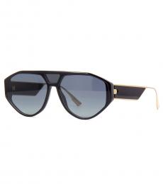 Christian Dior Black-Grey Gradient Pilot Sunglasses