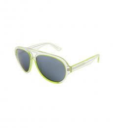 Dsquared2 Crystal-Lime Green Aviator Sunglasses