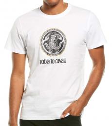 White Circle Logo Graphic T-Shirt