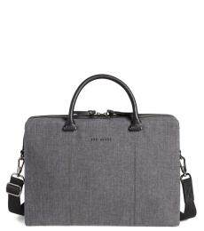 Grey Citrice Large Briefcase Bag