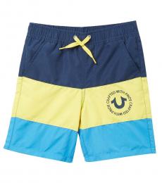 True Religion Little Boys Multicolor Stripes Swim Shorts