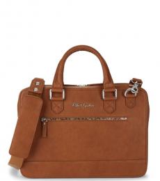 Robert Graham Cognac Buster Large Briefcase Bag