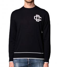 Dark Blue Front Logo Sweater