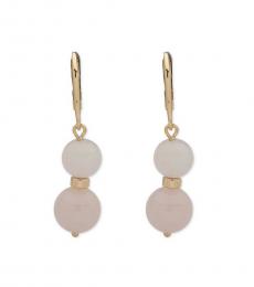 Ralph Lauren Gold Pink Drop Earrings