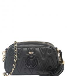 Mario Valentino Black Bella Medium Crossbody Bag