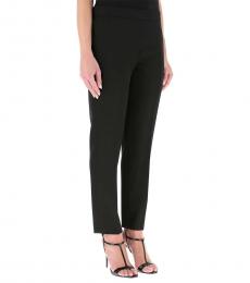 Alexander McQueen Black Cropped Tailored Trousers