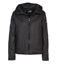 Black Zipper Front Jacket