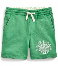 Ralph Lauren Little Boys Raft Green French Terry Shorts