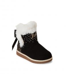 Juicy Couture Little Girls Black Burbank Boots