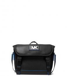 Michael Kors Black/Neon Blue Cooper Mesh Mini Bike Bag