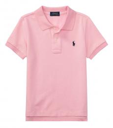 Ralph Lauren Little Boys Pink Mesh Polo