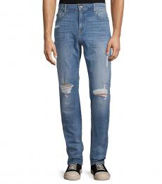 7 For All Mankind Blue Ryley Modern Skinny Jeans
