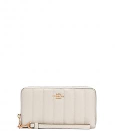 Coach White Quilted Wallet