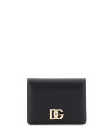 Dolce & Gabbana Black Gold Logo Wallet