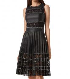 Philipp Plein Black Lace Detail Dress