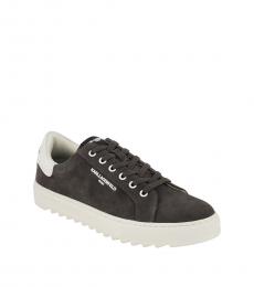 Karl Lagerfeld Drak Grey Suede Sneakers