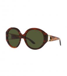 Ralph Lauren Dark Brown Round Sunglasses