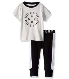 DKNY 2 Piece T-Shirt/Pajama Set (Little Boys)