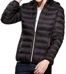 Michael Kors Black Mulberry Packable Short Jacket