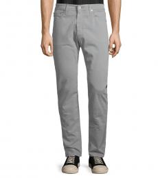 AG Adriano Goldschmied Cloud Grey Stockton Skinny-Fit Jeans