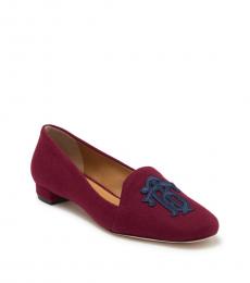Tory Burch Garnet Antonia Monogram Loafers