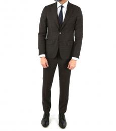 Dark Grey  Retailored  Wool Drop  3 Piece Waistcoat Suit