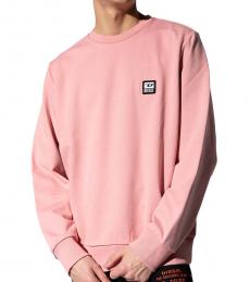Diesel Pink Crew Neck Sweatshirt