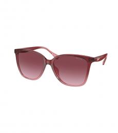 Ralph Lauren Cherry Violet Square Sunglasses