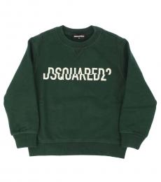 Dsquared2 Boys Green Crewneck Sweatshirt