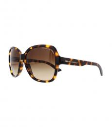 Armani Exchange Dark Tortoise Trendy Sunglasses