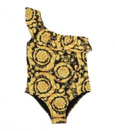 Versace Little Girls 1 Piece Baroque Swimsuit