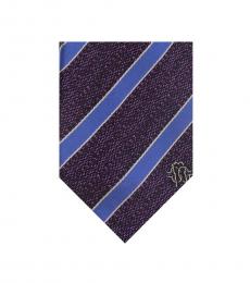 Purple Repp Stripe Tie
