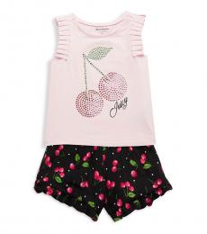 Juicy Couture 2 Piece Top/Shorts Set (Little Girls)