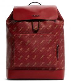 Red Turner Large Backpack