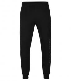 Emporio Armani Black Logo Pullover Pants