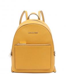 Michael Kors Yellow Adina Medium Backpack