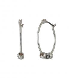 Ralph Lauren Silver Hoop Earrings
