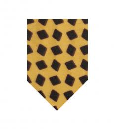Ralph Lauren Yellow Modish Wool Tie